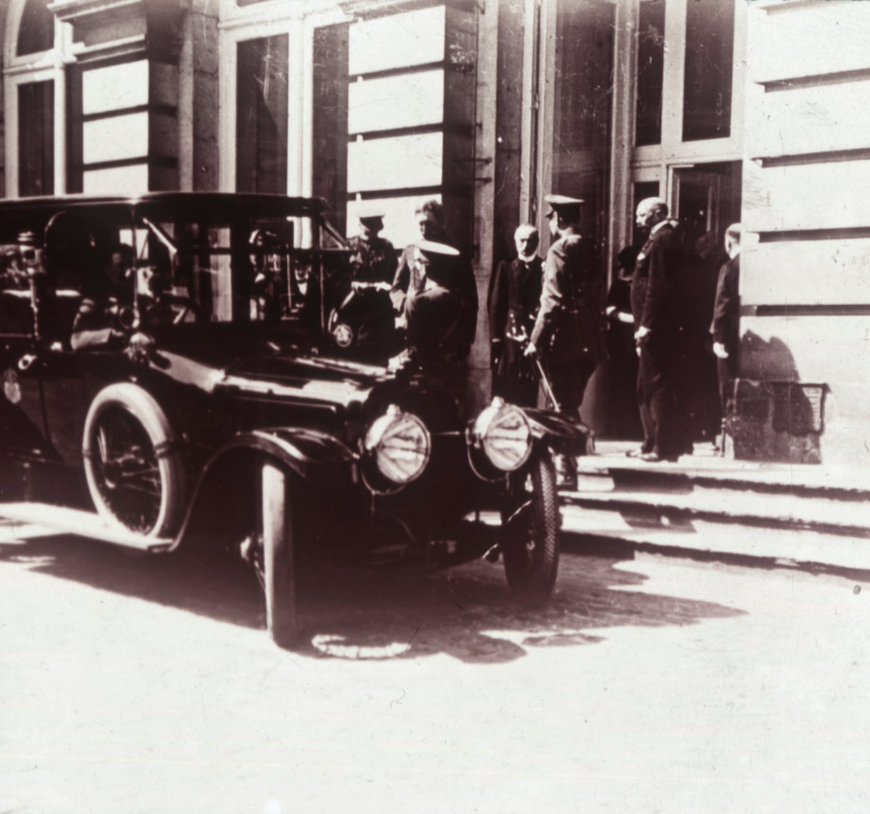 Woodrow Wilson ja kuningas Albert I, c1914-c1918 tekijältä Unbekannt