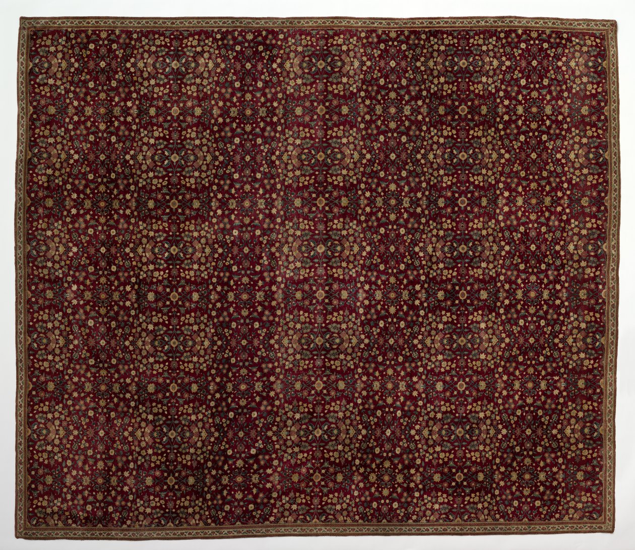 Villamatto millefleur-koristeella, 1600-luvun alku. tekijältä Unbekannt