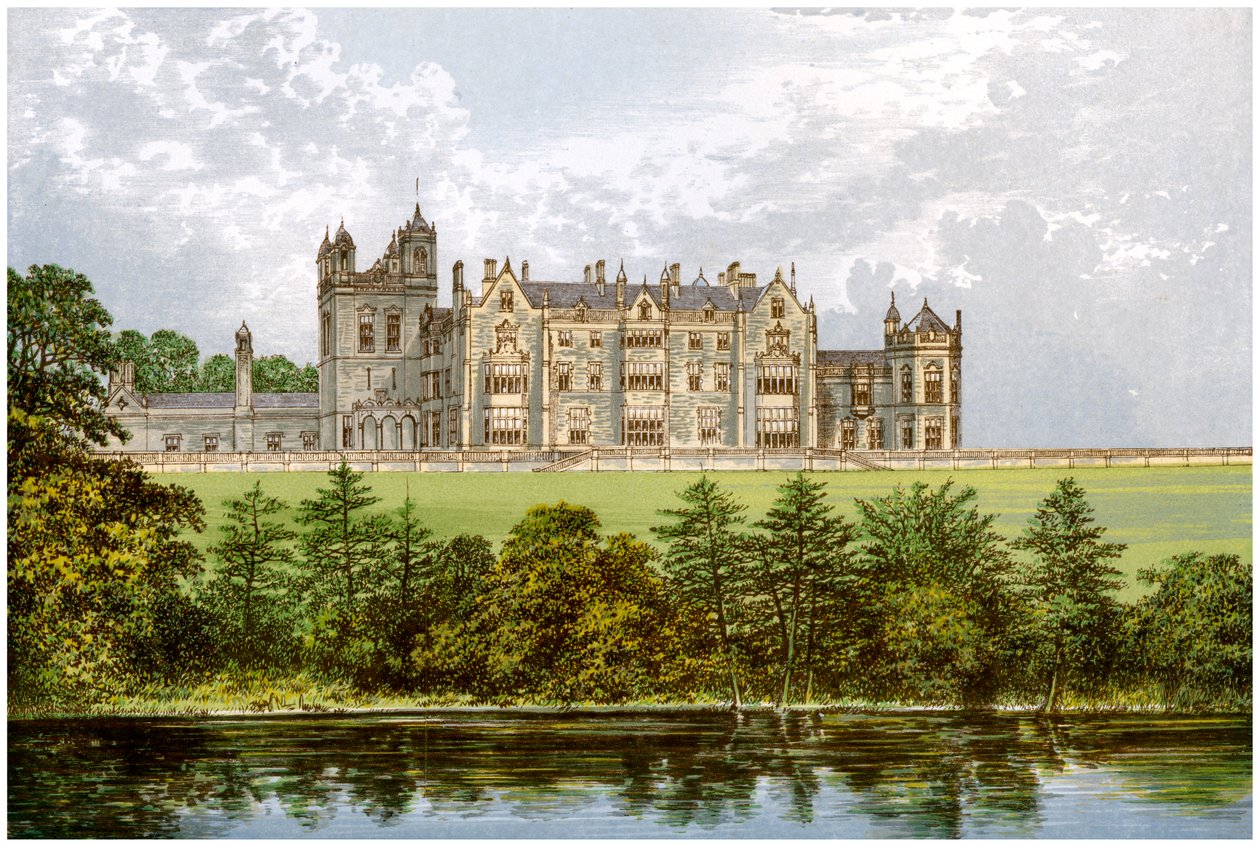 Worsley Hall, Lancashire, Ellesmeren jaarlin koti, vuodelta 1880 tekijältä Unbekannt