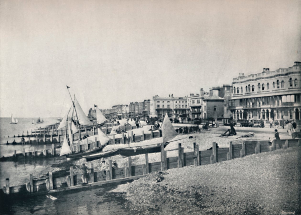 Worthing - Yleinen näkymä edestä, 1895 tekijältä Unbekannt