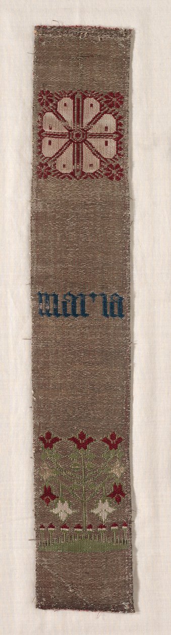 Kudottu nauha, 1300-1400. tekijältä Unbekannt