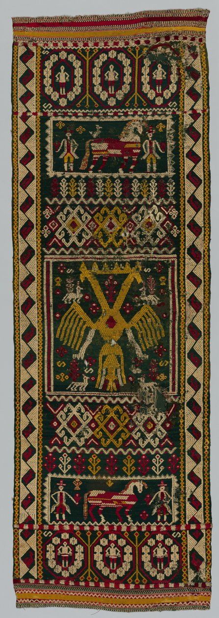 Kudottu rinta- tai sängynpäällinen, 1700-luku. tekijältä Unbekannt
