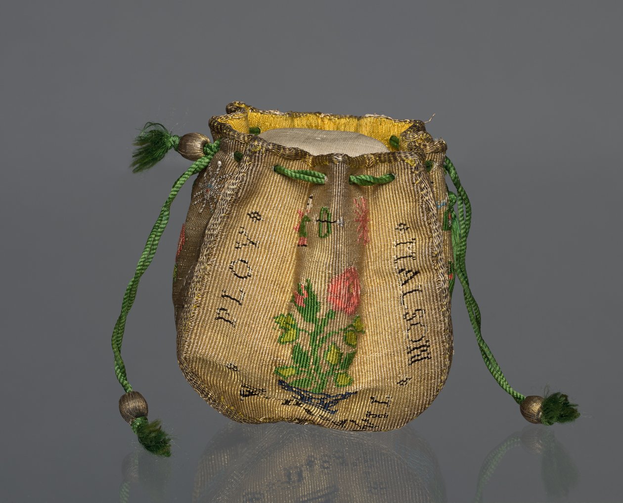 Kudottu kukkaro, 1700-luku. tekijältä Unbekannt
