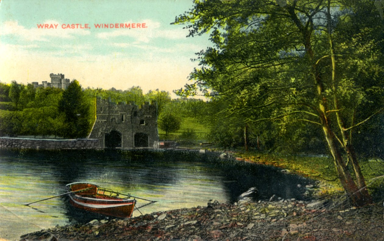 Wray Castle, Claife, Lancashire, 1900-luvun alku tekijältä Unbekannt