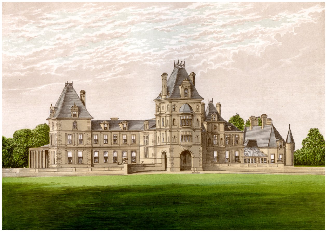 Wynnstay, Denbighshire, Wales, Baronet Williams-Wynnin koti, 1880 tekijältä Unbekannt