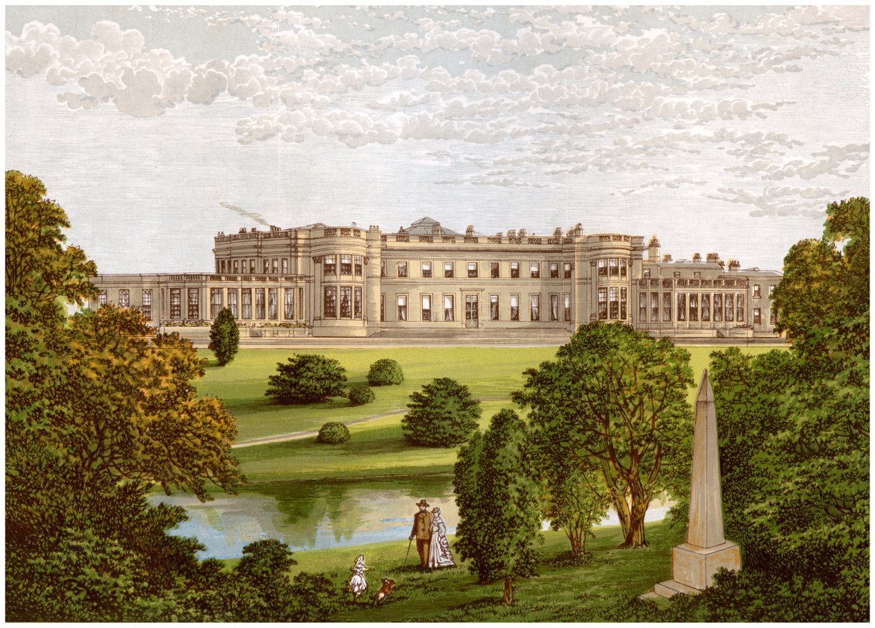 Wynyard Park, Durhamin kreivikunta, Londonderryn markiisin koti, vuodelta 1880 tekijältä Unbekannt