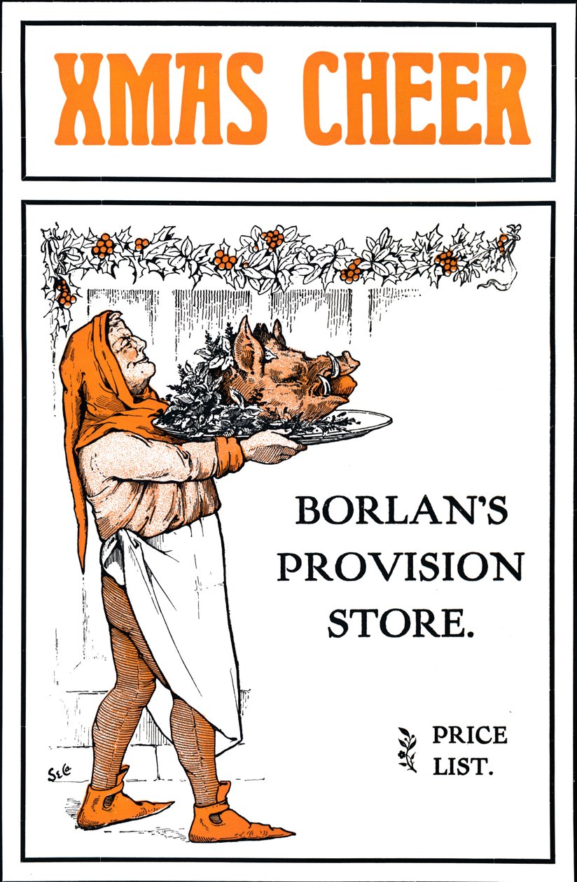 Xmas Cheer - Borlans Provision Store, 1909. tekijältä Unbekannt