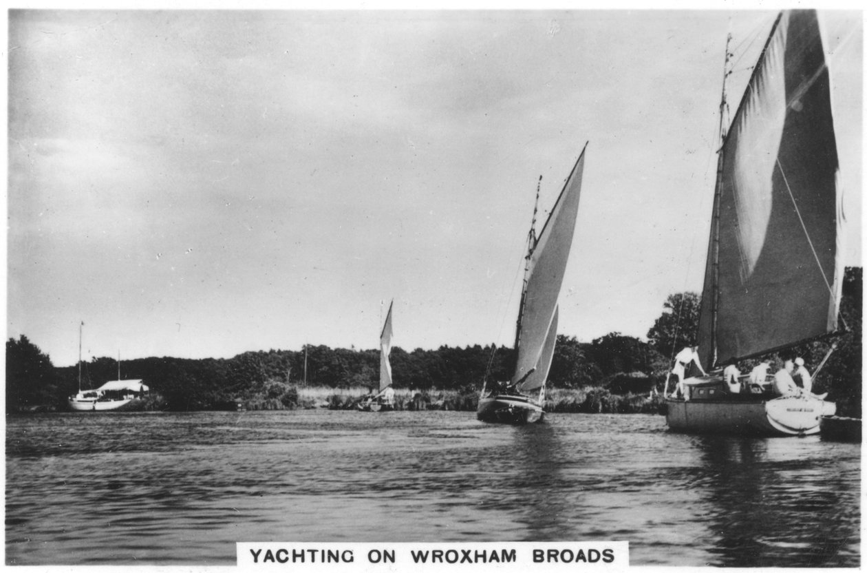 Purjehdus Wroxham Broadsilla, 1936 tekijältä Unbekannt