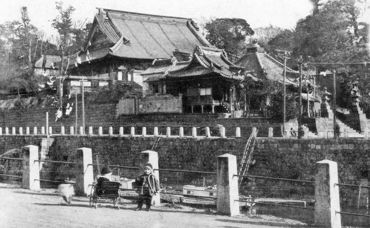 Yakushi Buddhist Temple, Motomachi, Yokohama, Japan, 20th century tekijältä Unbekannt