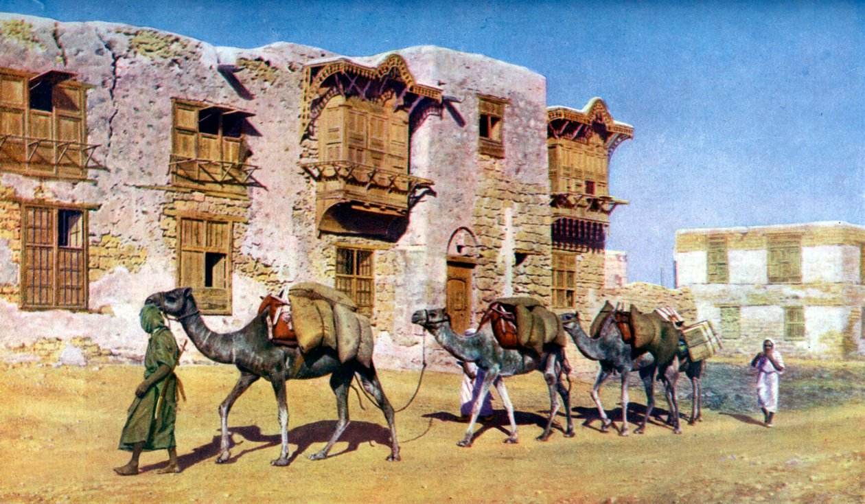 Y Anbu, Medina, Arabia, vuodelta 1924 tekijältä Unbekannt
