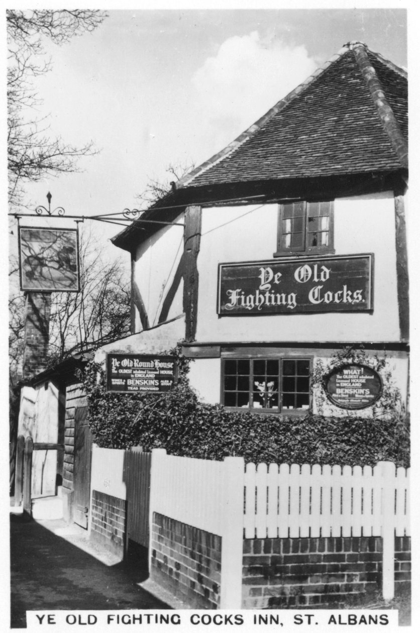 Ye Old Fighting Cocks Inn, St Albans, Hertfordshire, 1937 tekijältä Unbekannt