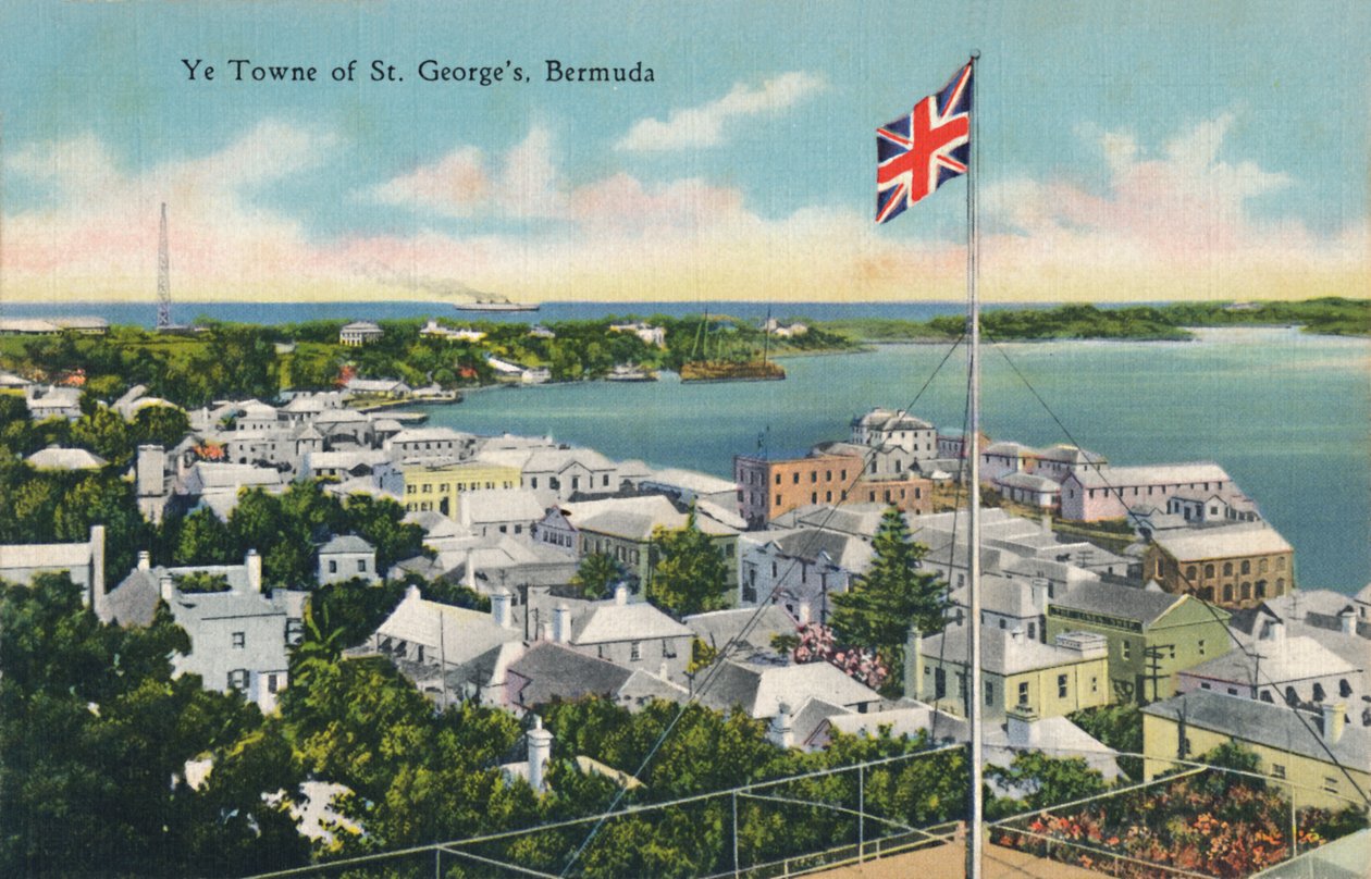 Ye Towne St. Georgesista, Bermuda, 1900-luvun alku. tekijältä Unbekannt