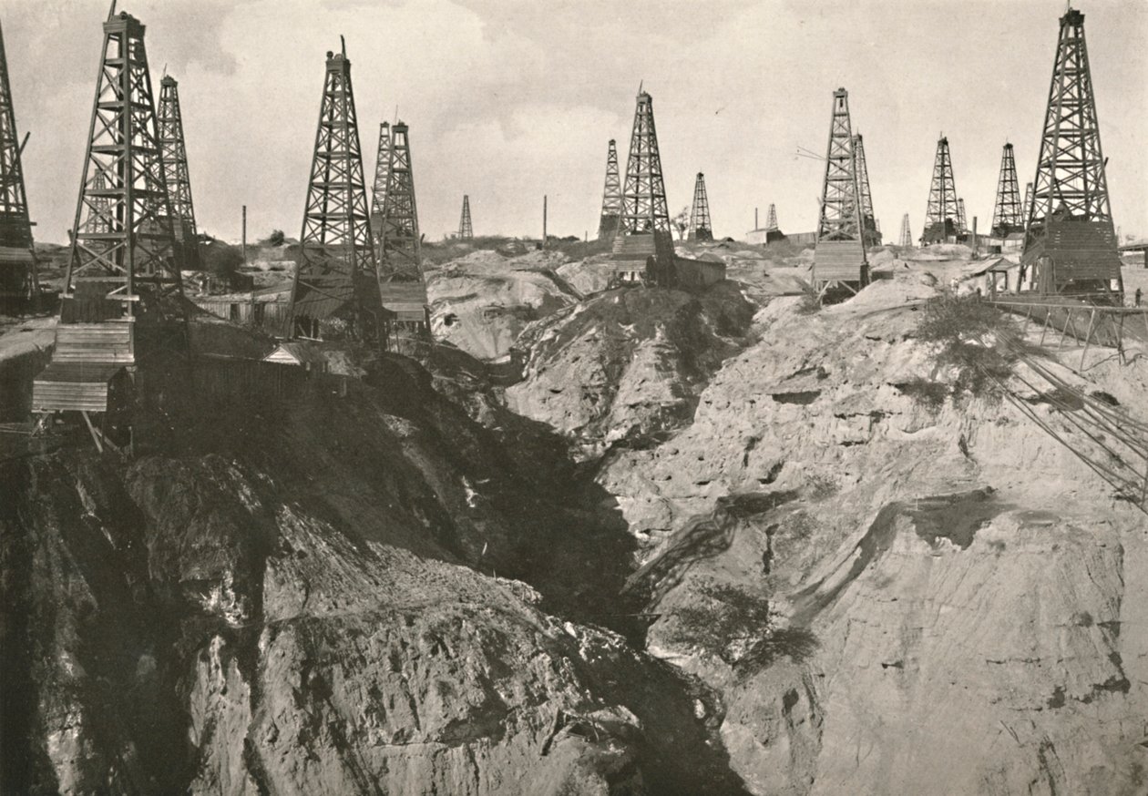 Yenan-Young Oil Wells, 1900. tekijältä Unbekannt