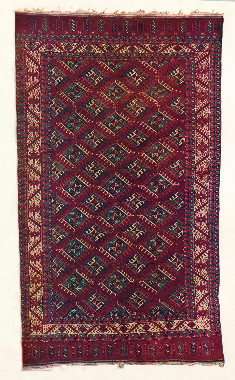 Tämä turkomaaninen matto, c1700 tekijältä Unbekannt