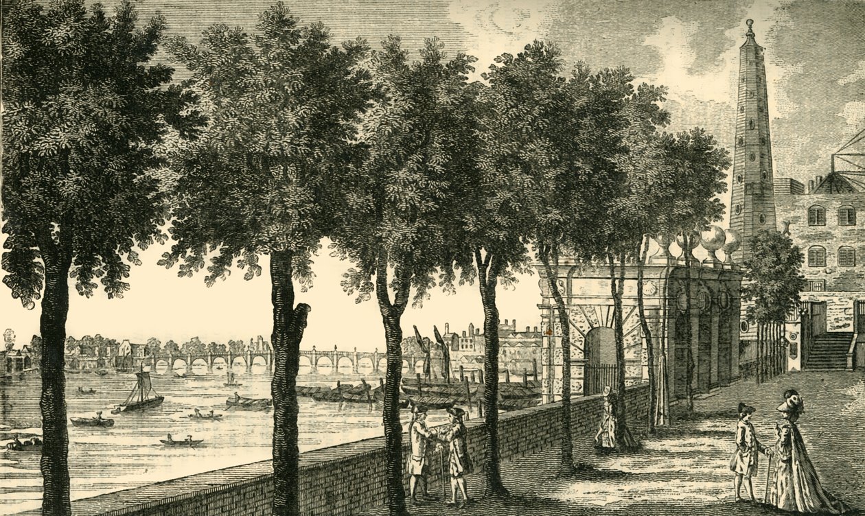 Yorkin portaat ja vesitorni, 1881. tekijältä Unbekannt