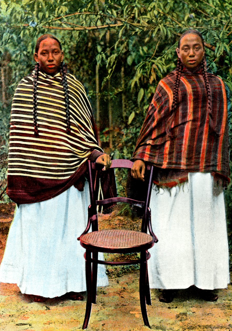 Nuoret Hova-naiset, Madagaskar, 1800-luvun loppu tekijältä Unbekannt
