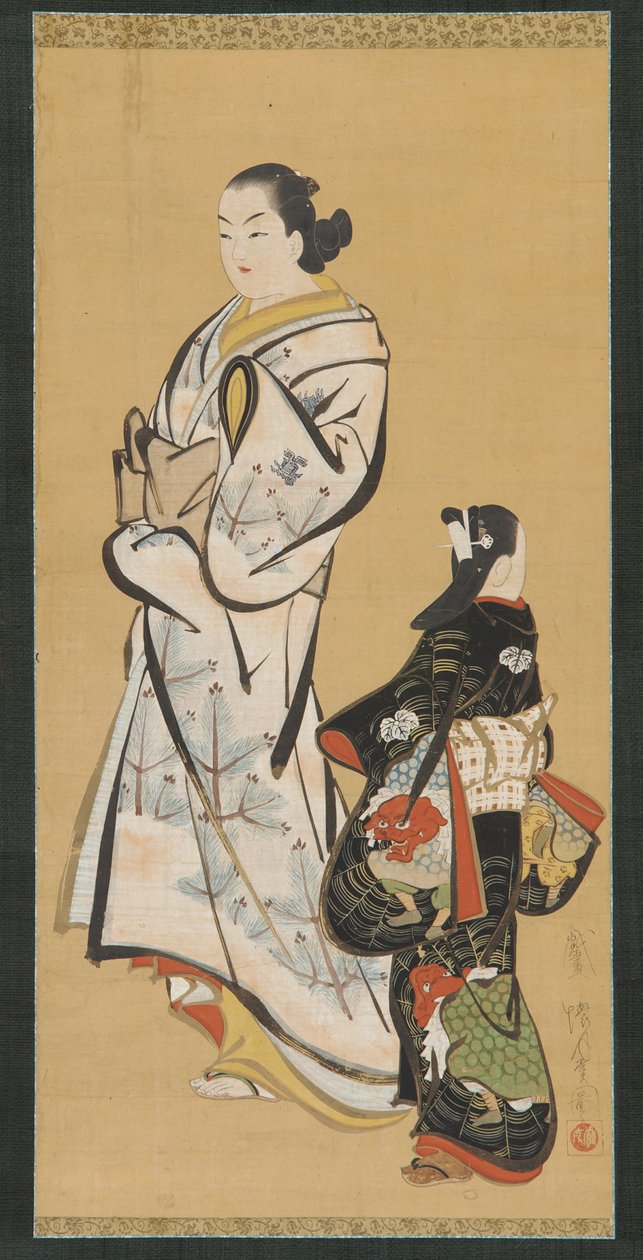 Yudokoro-luonnos, Girdling, Edo-kausi, 1615-1868. tekijältä Unbekannt