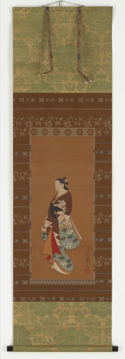 Yujo seisoo, Edo-kausi, 1700-1800-luku. tekijältä Unbekannt