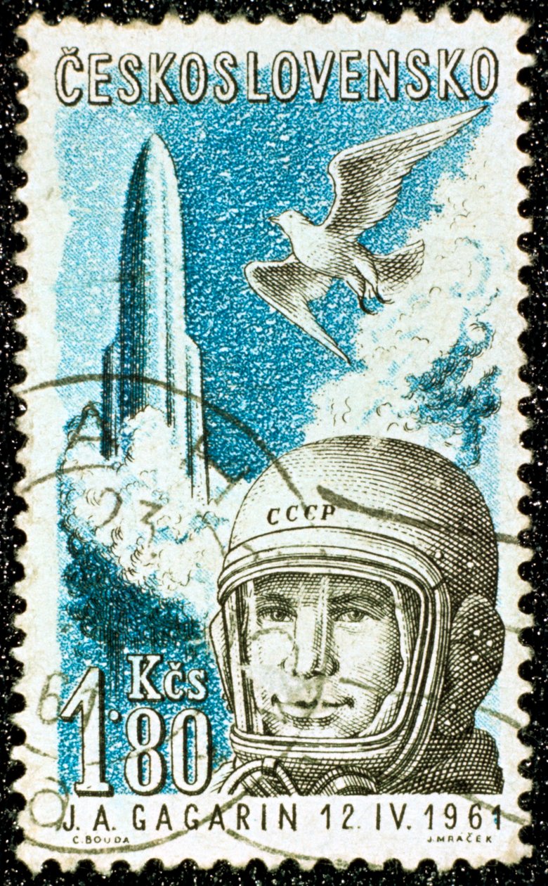 Juri Gagarin, Neuvostoliiton venäläinen kosmonautti, 1961 tekijältä Unbekannt