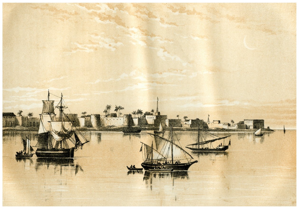 Sansibar mereltä, 1883 tekijältä Unbekannt