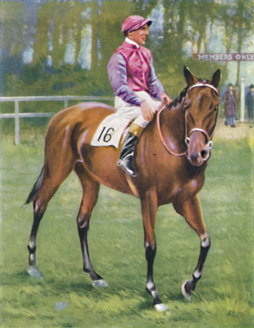 Zoltan, Jockey: M. Beary, 1939 tekijältä Unbekannt