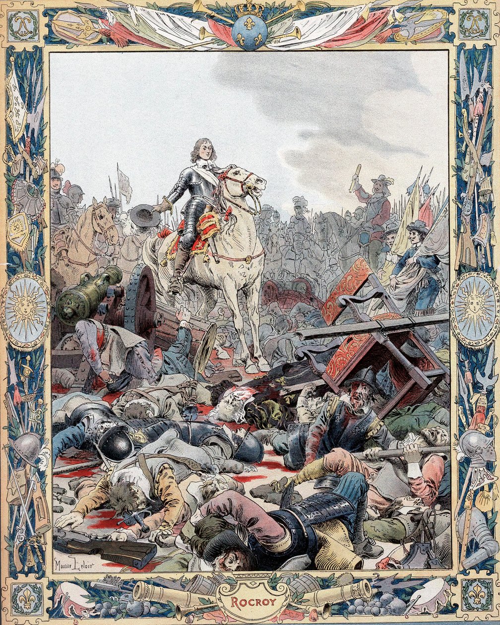 duc dEnghien johtava Ranskan voitto espanjasta, 30-vuotias sota, 1643 c1880 tekijältä Unbekannt