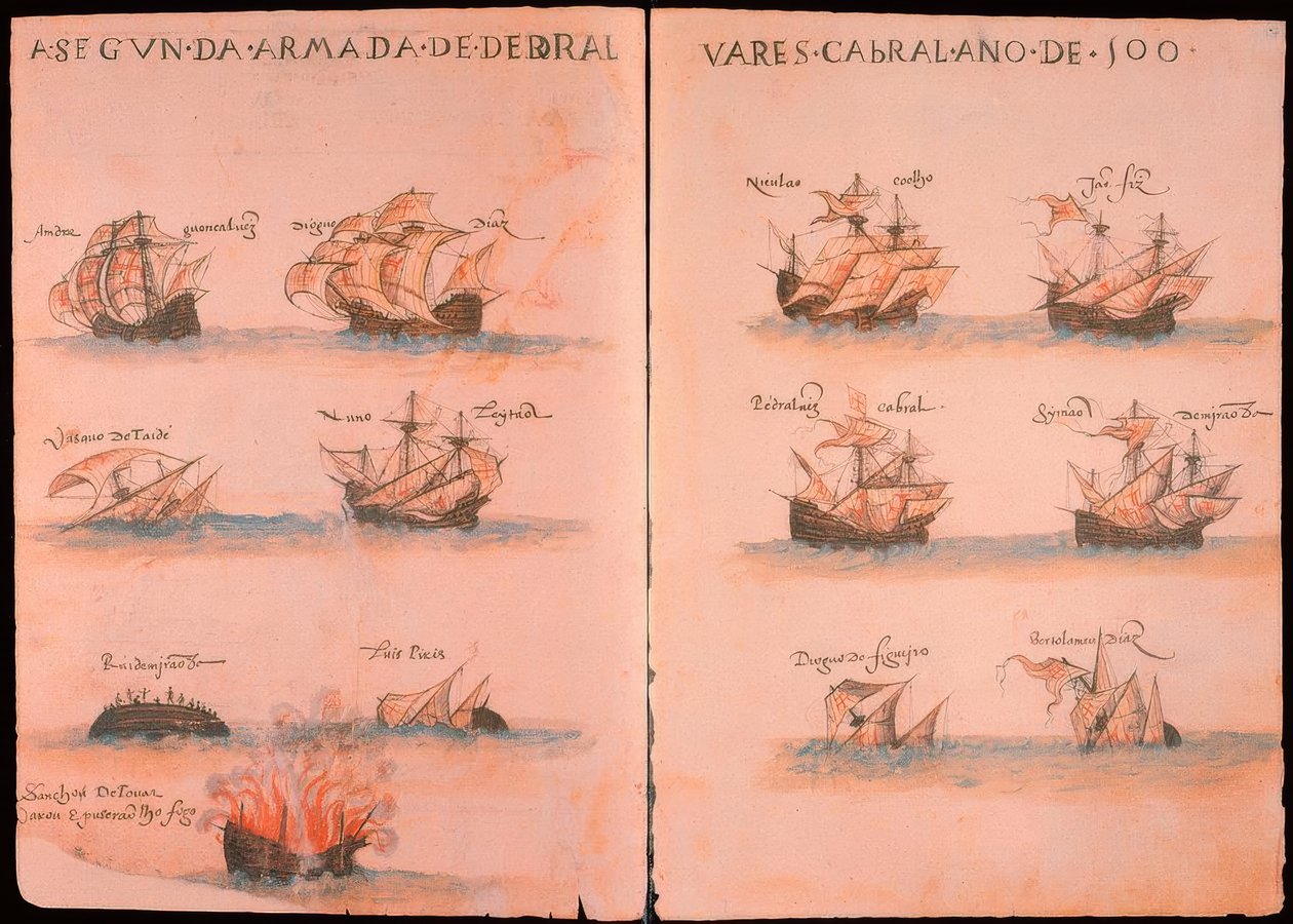 Portugali. Erinomainen Cabral 1500 alla tekijältä Unbekannt