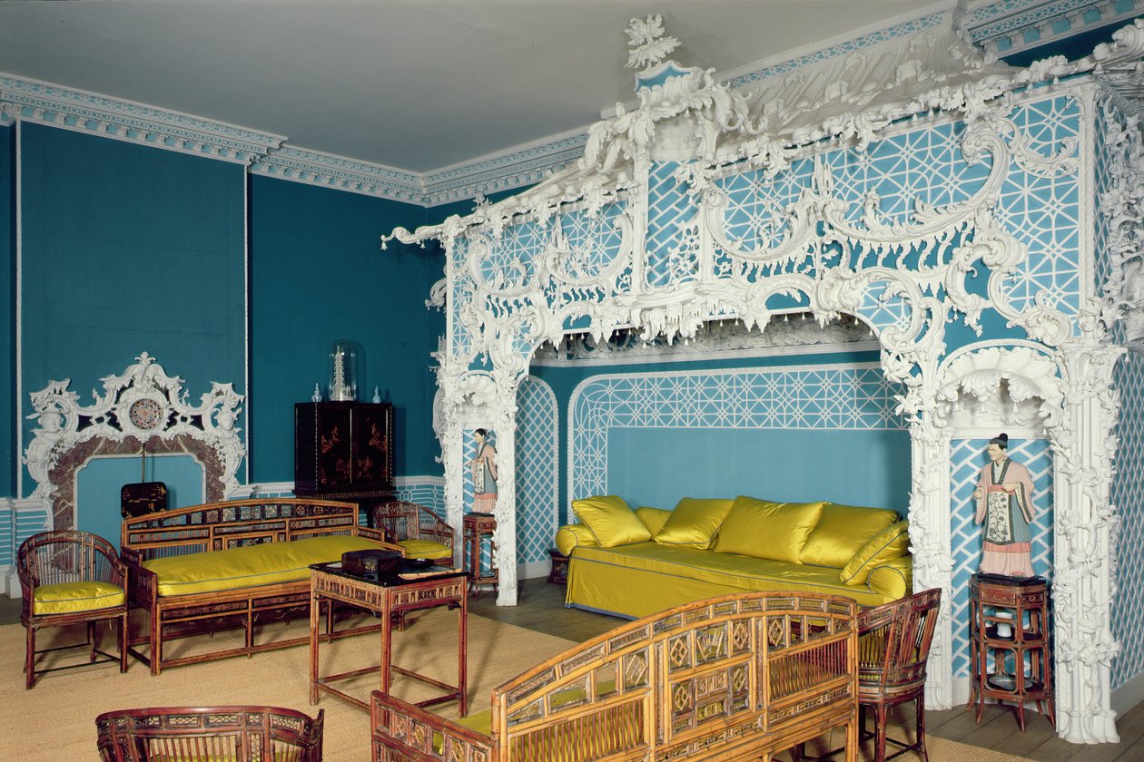 Kiinalainen huone, Claydon House, Buckinghamshire tekijältä Unbekannt Unbekannt