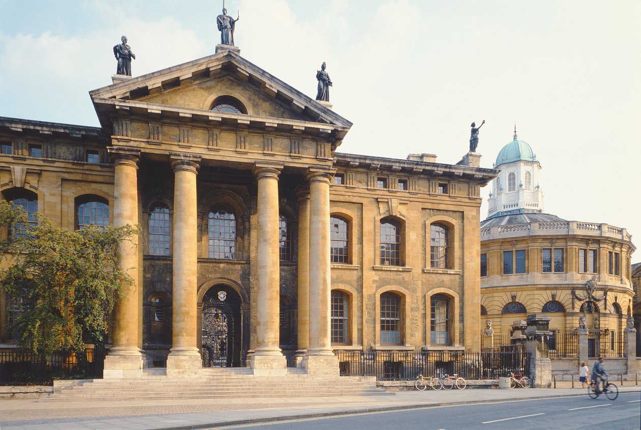 Clarendon Building, Oxford, rakennettu 1713 tekijältä Unbekannt Unbekannt