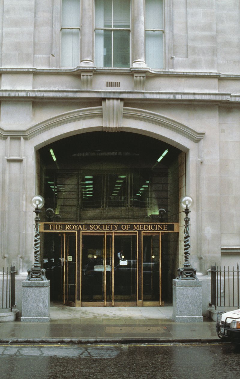 Royal Society of Medicine -yhdistyksen ulkopuoli, Wimpole St, Lontoo W1 tekijältä Unbekannt Unbekannt