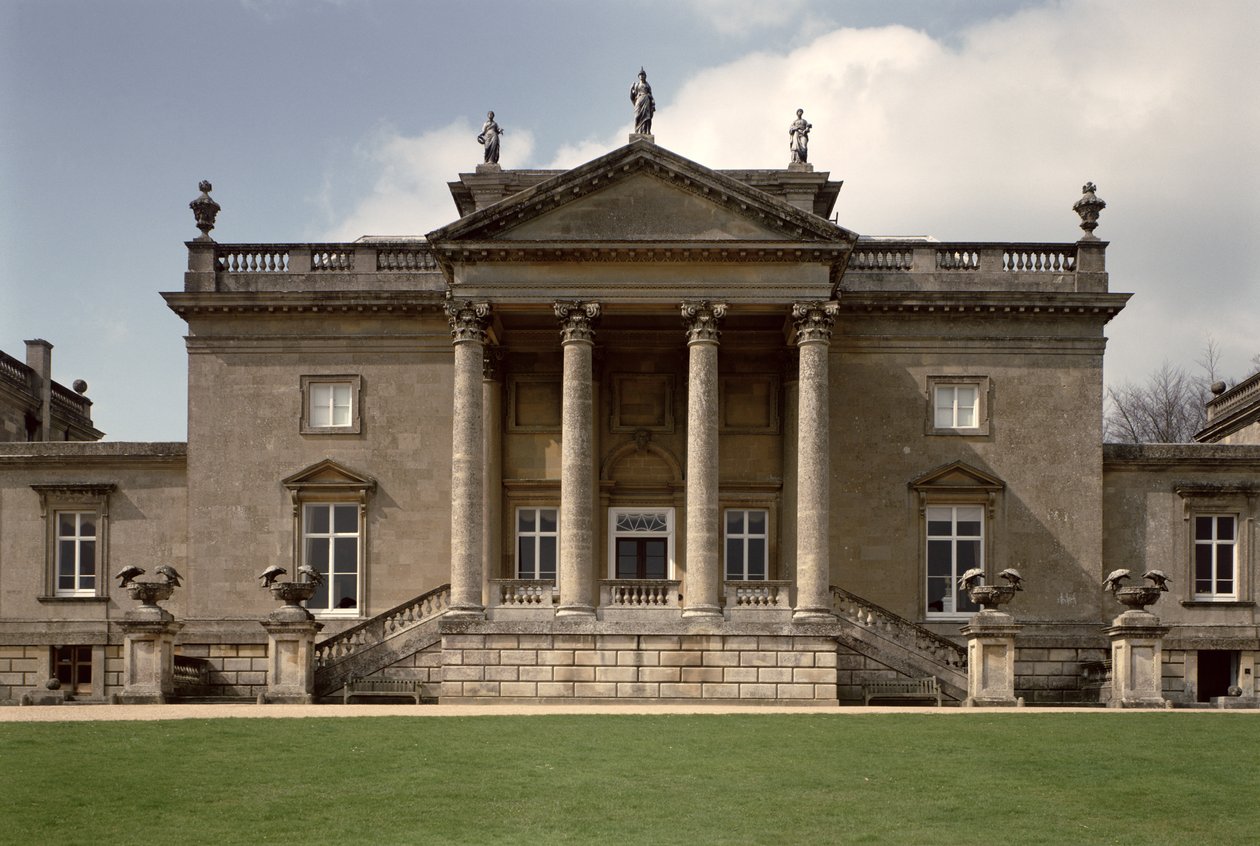 Ulkokuva talon keskiosasta, Stourhead, Wiltshire tekijältä Unbekannt Unbekannt