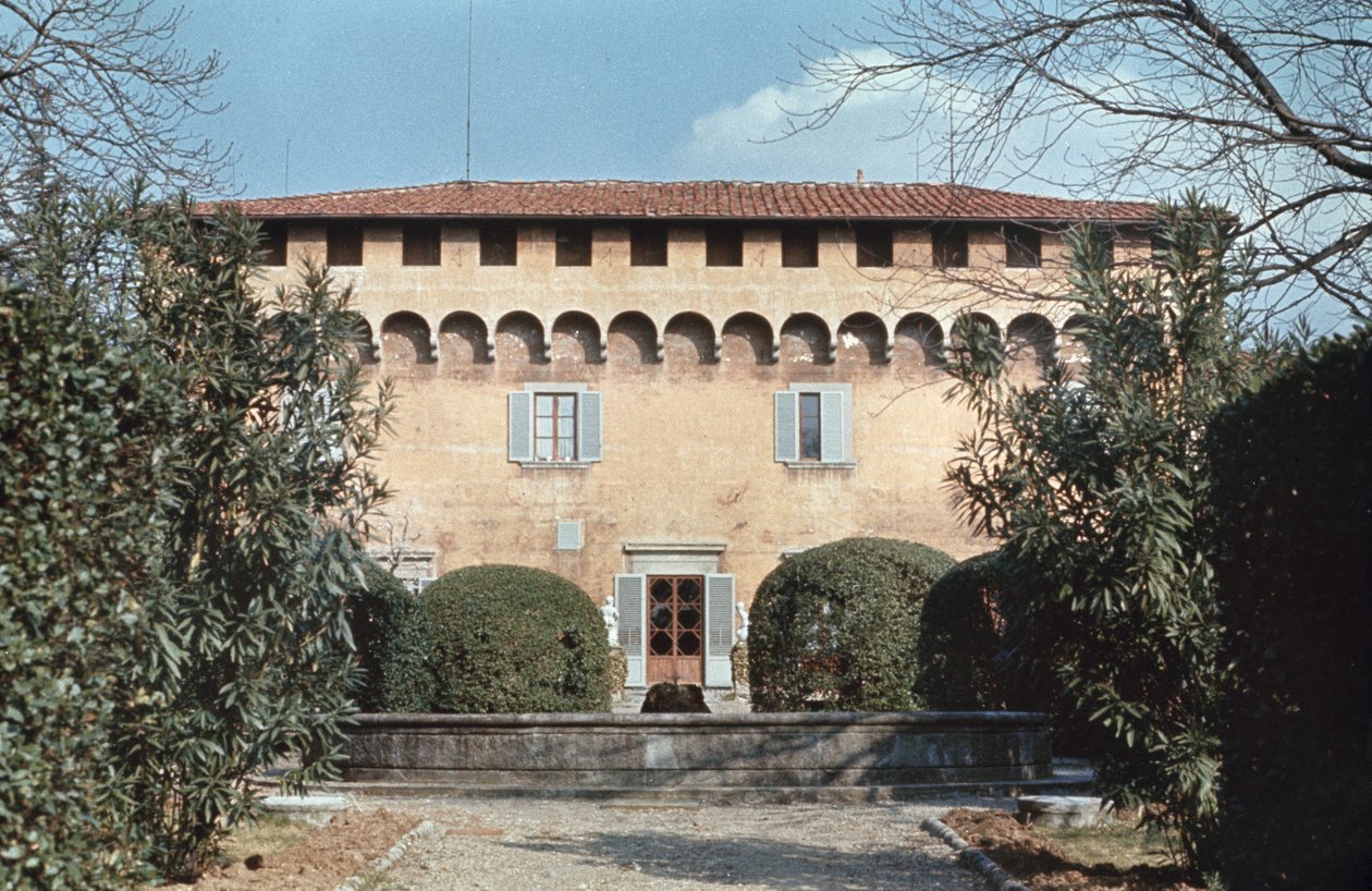 Julkisivu Michelozzo di Bartolommeo, Villa Medicea di Careggi, Firenze, Toscana, Italia tekijältä Unbekannt Unbekannt