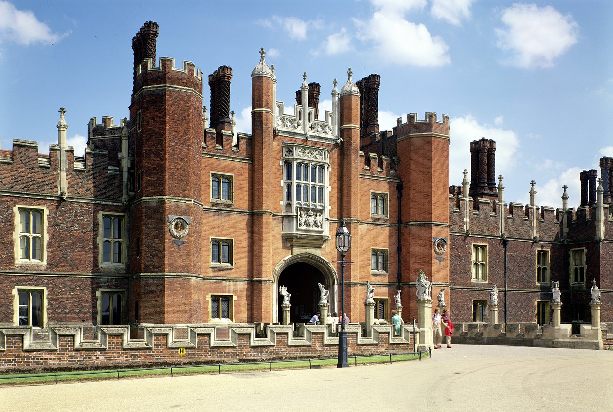 Hampton Court Palace keväällä 14 ja 1520 (H5996) tekijältä Unbekannt Unbekannt