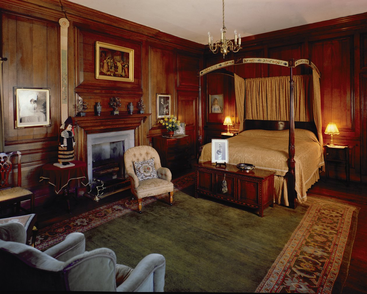 Hoghton Tower, Lancashire: Buckingham Room, 1600-luvun loppu tekijältä Unbekannt Unbekannt