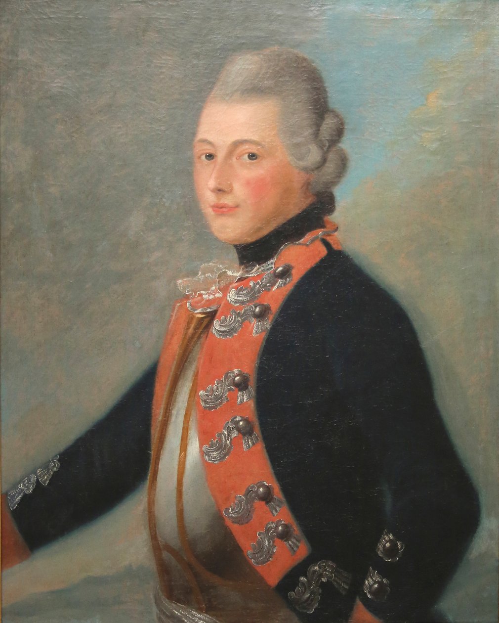 Hessenin rykmentin upseeri Erb Prinz, 1776 tekijältä Unbekannt Unbekannt