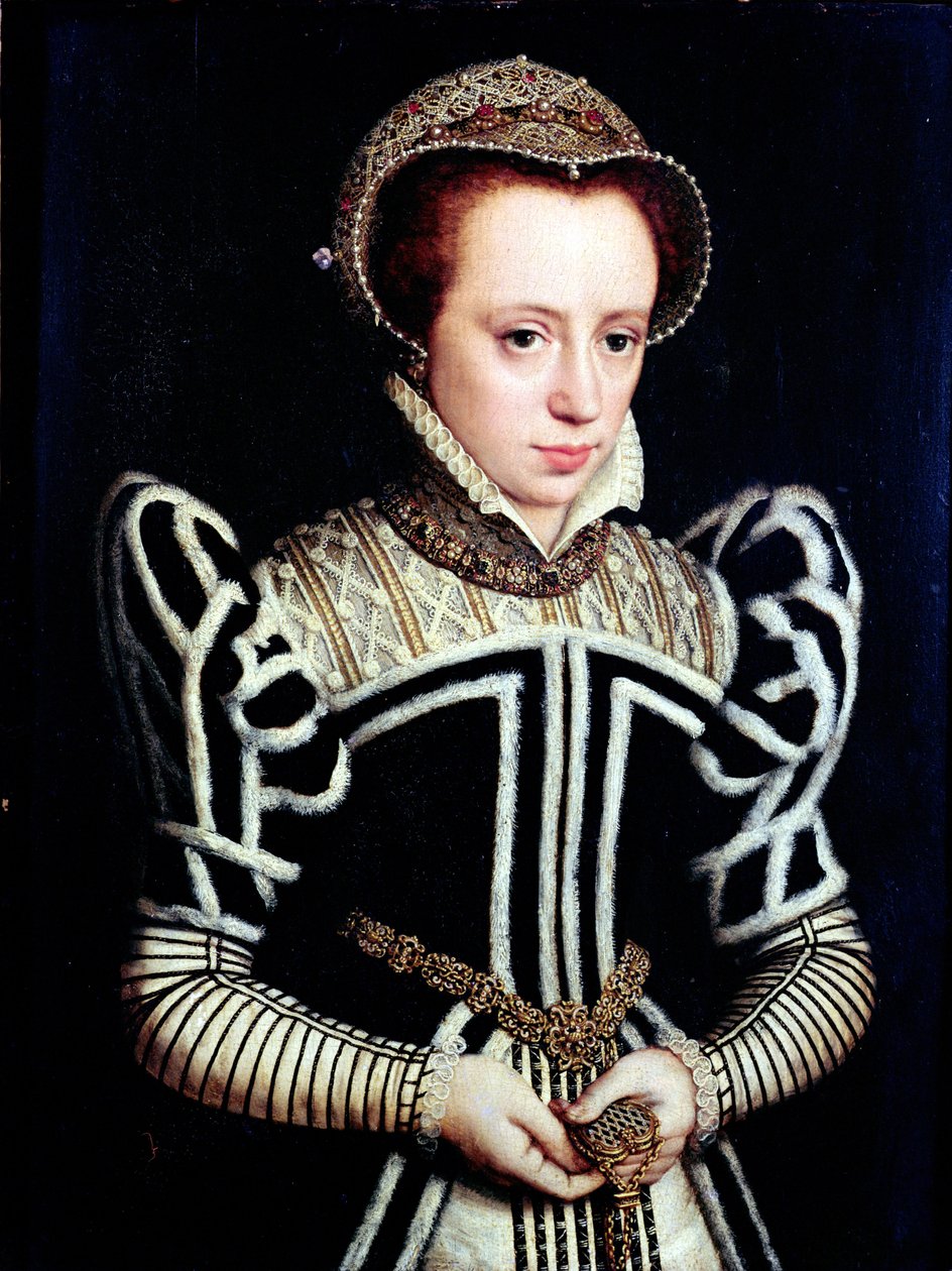 Naisen muotokuva, mahdollisesti Mary Queen of Scots (öljy) tekijältä Unbekannt Unbekannt