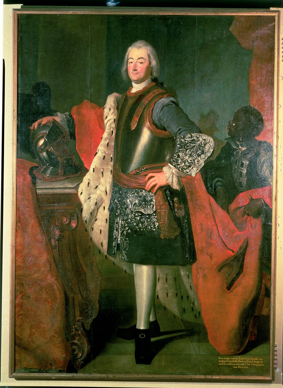 Prinssi Leopold Von Anhalt-Kothen (1694-1728), Bachin suojelija 1717-23 tekijältä Unbekannt Unbekannt