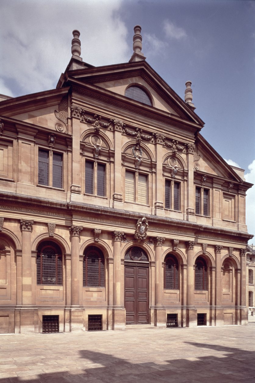 Sheldonian Theatre, Oxford, rakennettu 1662-63 tekijältä Unbekannt Unbekannt