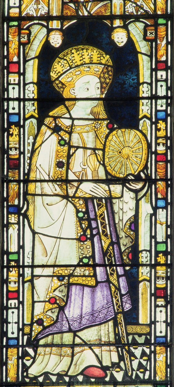 St.Catherine, Brittiläinen, 1400-luku tekijältä Unbekannt Unbekannt