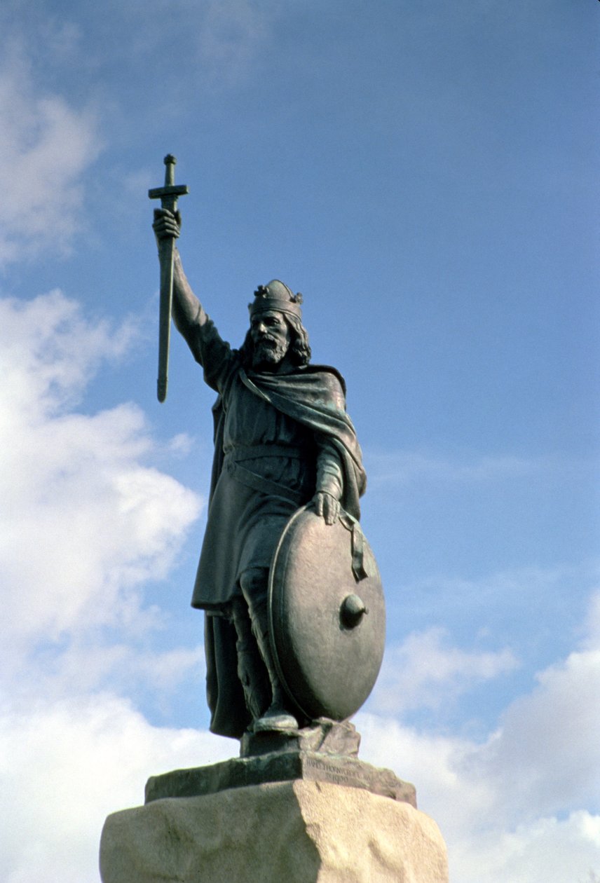 Alfred Suuren (849-99) patsas (katso myös 10842) tekijältä Unbekannt Unbekannt