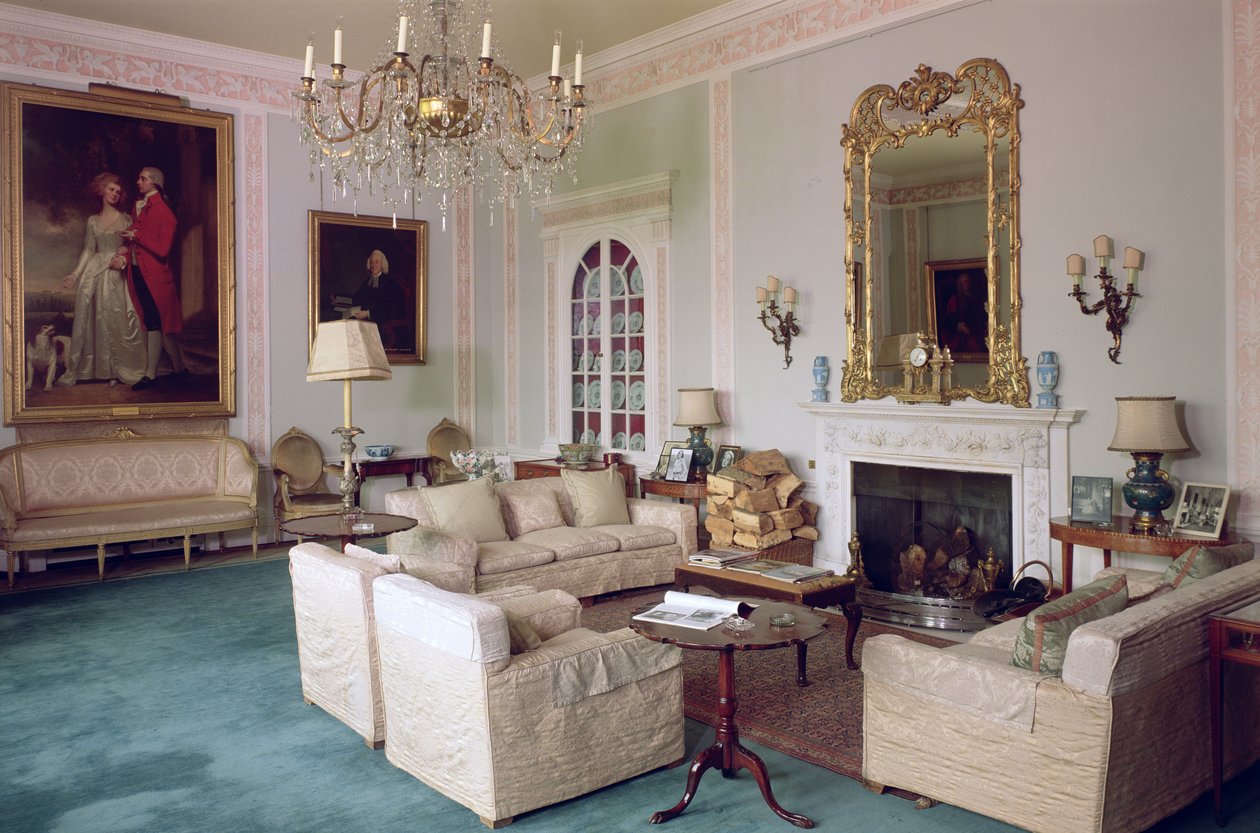 Musiikkihuone, Sledmere House, Yorkshire tekijältä Unbekannt Unbekannt