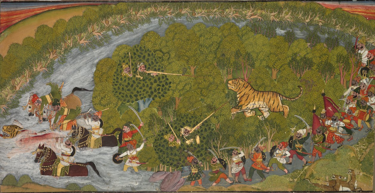 Tiger Hunt tekijältä Unbekannt Unbekannt