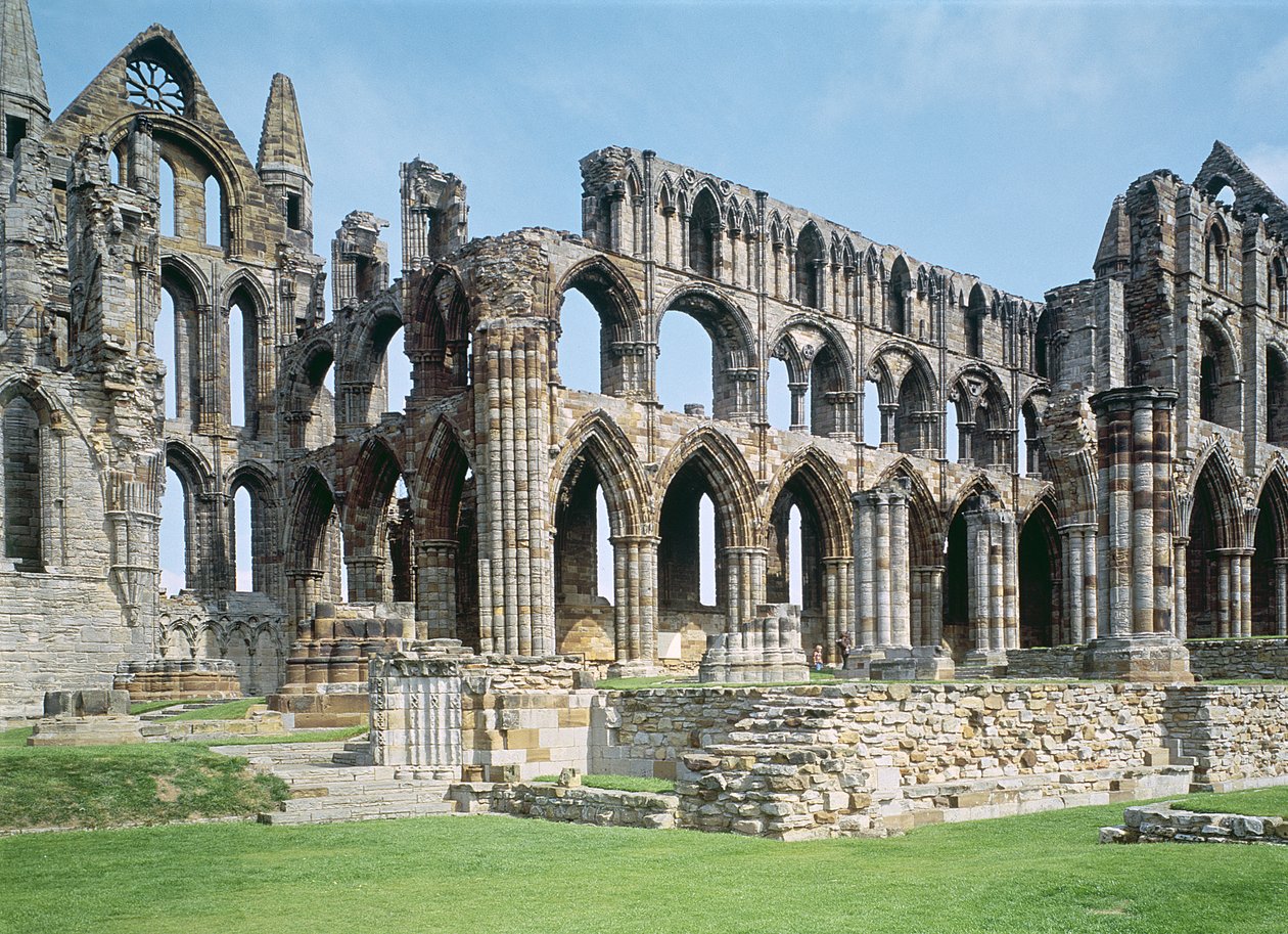 Näkymä Whitby Abbeysta, North Yorkshiresta tekijältä Unbekannt Unbekannt