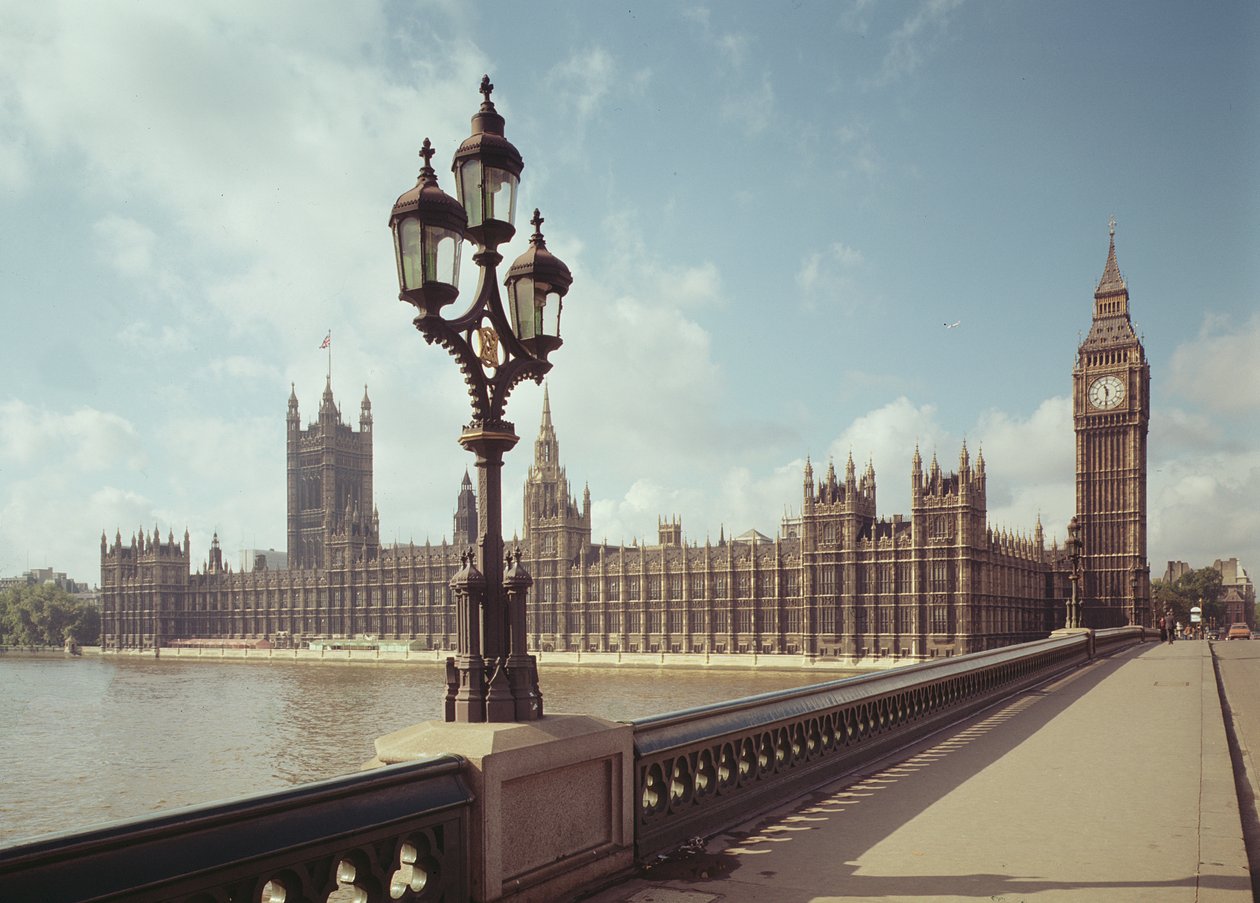 Näkymä parlamenttitalolle Westminster Bridgeltä tekijältä Unbekannt Unbekannt