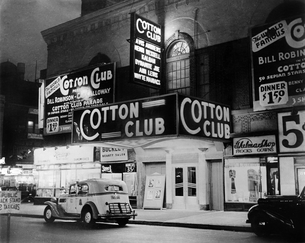 Cotton Club Harlemissa, New Yorkissa, vuonna 1938 tekijältä Unbekannt Unbekannt