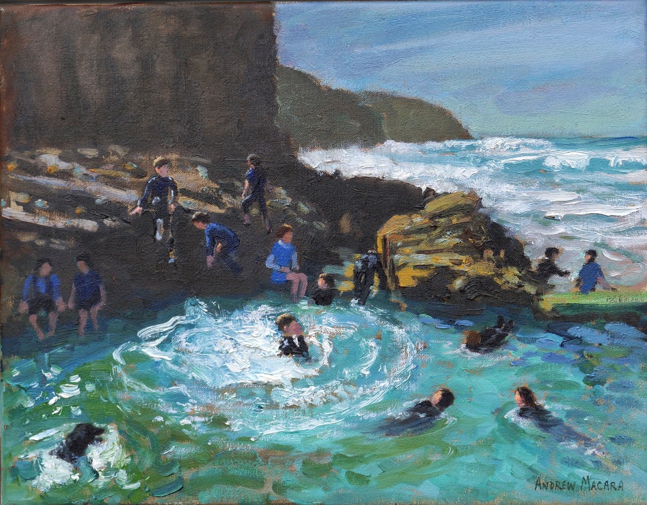 Chapel Rock Pool, Perranporth, Cornwall, 2017 tekijältä Unbekannt Unbekannt