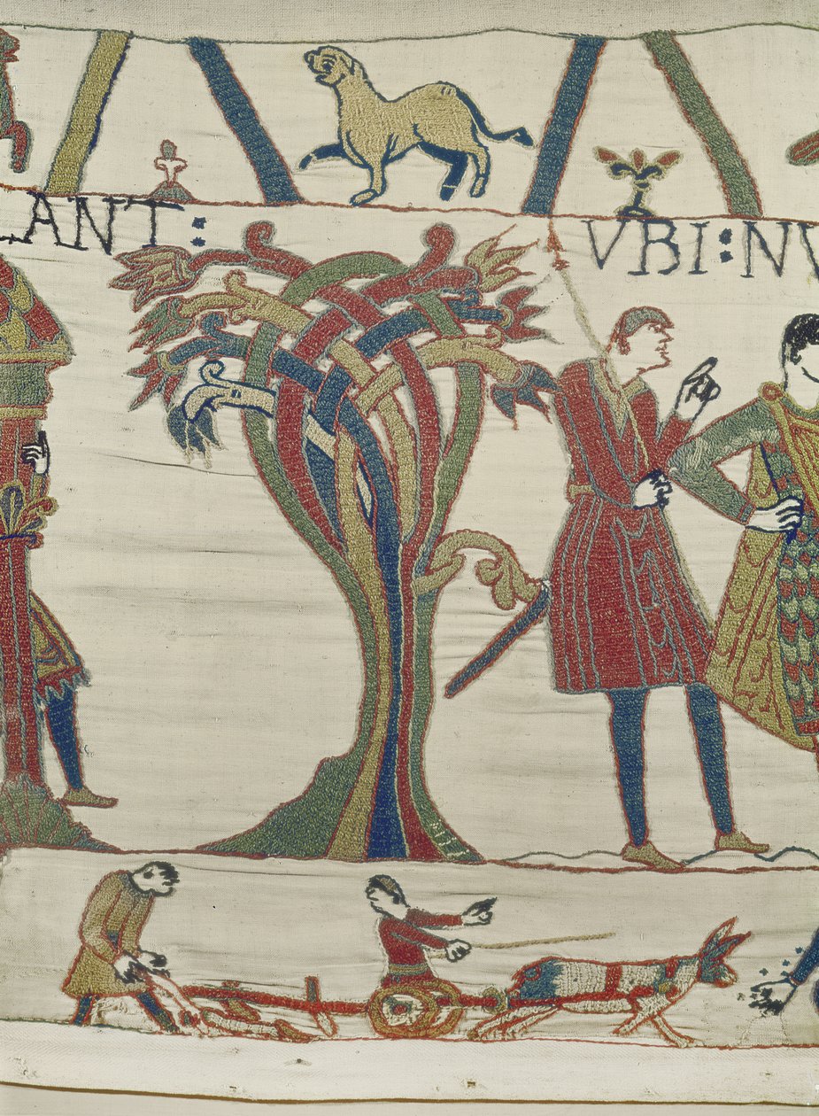 Herttua Williamin lähettiläät saapuvat kreivi Guy de Ponthieuhun, Bayeux