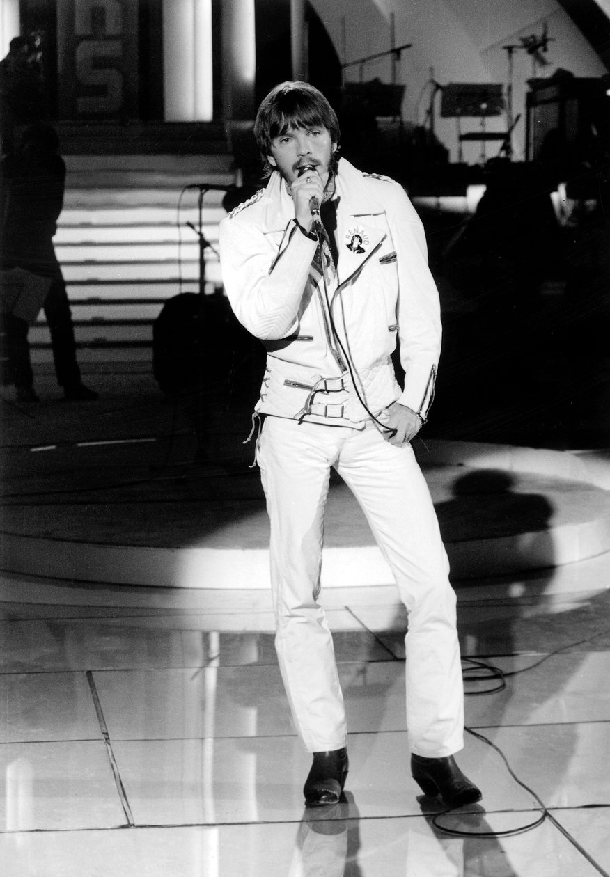 Ranskalainen laulaja Renaud Renaud TV-ohjelmassa 23. tammikuuta 1981 tekijältä Unbekannt Unbekannt