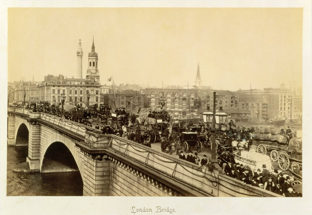 London Bridge, noin 1880 tekijältä Unbekannt Unbekannt