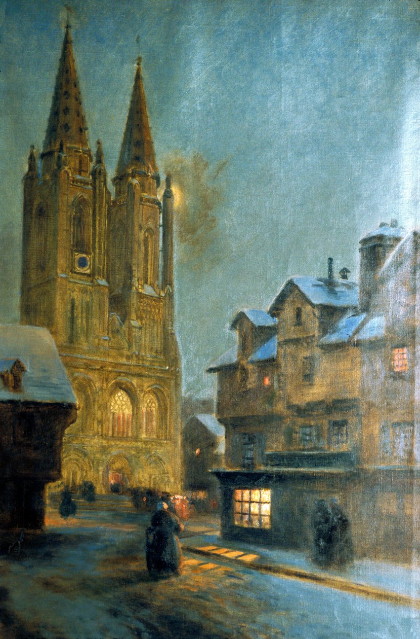 Manche N* 074, Musee de St Lo, "Church ND de St Lo", maalaus Maurice Orange tekijältä Unbekannt Unbekannt